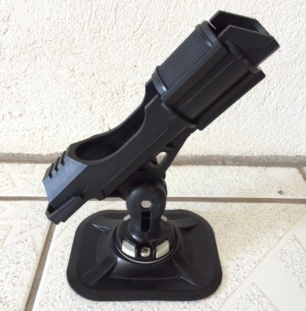 Fishing rod holder with universal attachment