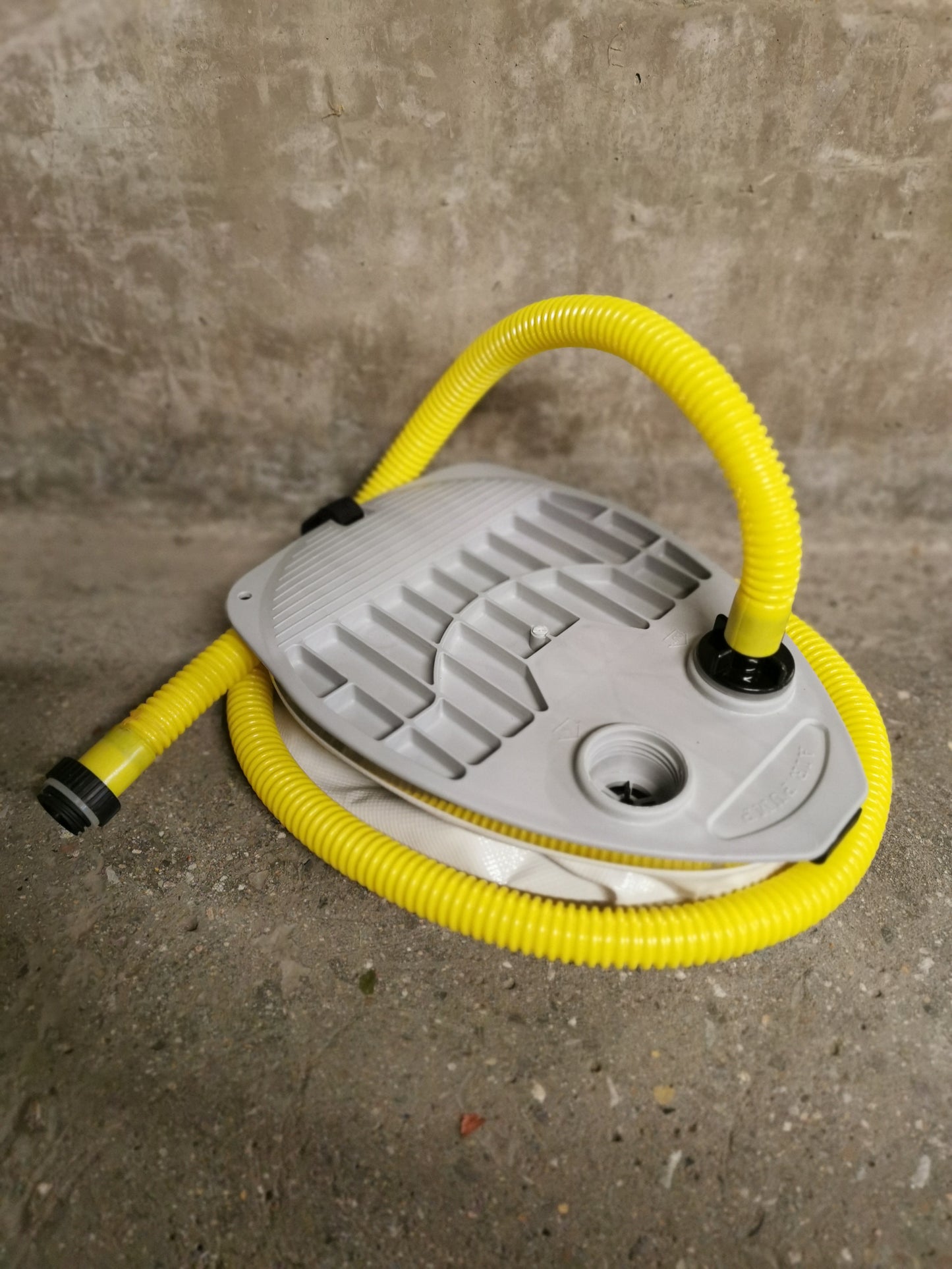 Foot pump for standard valve