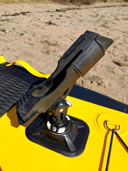 Fishing rod holder with universal attachment